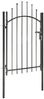 vidaXL Gartentor Woerden Stahl 1x1,5 m Schwarz 143060 Bild 2