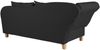 Recamiere mit Armteil links klappbar Katia Bezug Flachgewebe Buche natur / schwarz 22666 Bild 4