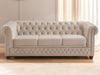 S-Style Möbel Chesterfield-Sofa 3-Sitzer mit Schlaffunktion Cleo Blink aus Samt mit Kristallsteppung, mit Wellenfederung Bild 3