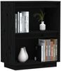 Beistellschrank Schwarz 60 x 34 x 75 cm Massivholz Kiefer [813823] Bild 4
