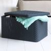 Curver Aufbewahrungsboxen mit Deckel Style 3 Stk. L Anthrazit 427235 Bild 2