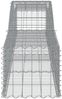 vidaXL Gabione mit Hochbogen 400x50x40/60 cm Verzinktes Eisen 153532 Bild 4