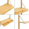 Wandregal Tingvoll 176x85x32 cm Bambus [en. casa] Bild 5