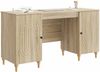 vidaXL Schreibtisch mit Regal Sonoma 142,5 x 50 x 75 cm Holzwerkstoff 3414578 Bild 3