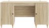 vidaXL Schreibtisch mit Regal Sonoma 142,5 x 50 x 75 cm Holzwerkstoff 3414578 Bild 5