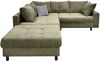 COLLECTION AB Ecksofa Antonia L-Form, B: 215 cm, Ecksofa, Rückenkissen, ottomane beidseitig montierbar, Bonnelfederkern Bild 2