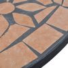 vidaXL Bistrotisch Terrakotta-Rot 60 cm Mosaik 41528 Bild 4
