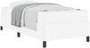 vidaXL Bettrahmen mit Matratze Weiß 80 x 200 cm Stoff 3398970 Bild 2