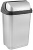 keeeper Abfallbehälter Rasmus mit Rolldeckel 25 Ltr. silber/anthrazit Bild 5