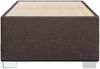 vidaXL Bettgestell ohne Matratze Dunkelbraun 80x200 cm Stoff 3284432 Bild 4
