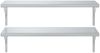 vidaXL Wandregale 2 Stk. 100x40 cm Silbern Edelstahl 3214502 Bild 5
