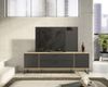 Lowboard >Kandoo< in Anthrazit / Evoke Oak Dekor - 180x59x38 (BxHxT) Bild 3
