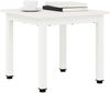 vidaXL Couchtisch Weiß 40 x 40 x 36 cm Massives Kiefernholz 892754 Bild 3