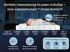 Betten-ABC HR Blue, Kaltschaummatratze mit 7-Zonen Profil aus High-Resilience-Schaum, Größe: 140x200, Härtegrad: Mittelfest Bild 4