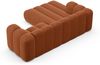 Micadoni Modulares Ecksofa Lupine 3-Sitzer Links Chenille Eden Ziegel Bild 4