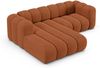 Micadoni Modulares Ecksofa Lupine 3-Sitzer Links Chenille Eden Ziegel Bild 3