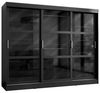 Kleiderschrank Norilo 250 (Farbe: Schwarz, ohne Beleuchtung) Bild 4