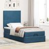 vidaXL Ottoman-Bett mit Matratzen Dunkelblau 90x200 cm Samt 3313377 Bild 3