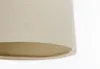 BPS Koncept 0T0-013-15w30 Hängeleuchte BOHO ELEGANT E27 1x40W natürliches Leinenstoff auf PVC-Kunststoff weiß H:102cm Ø15cm dimmbar Bild 3
