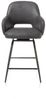 2er Set NIKOLAS Barhocker grau Bild 2