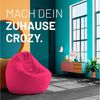 Lumaland 'Drops' Sitzsack, 2 in 1 Funktion, ESP-Füllung, Rosa, 300 l Bild 3