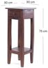 DESIGN DELIGHTS Telefontisch TELEFONTISCH "NAPOLEON", 75x30x30 cm, Mahagoni, Beistelltisch, Farb Bild 2