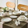 Karaca Geschirr-Set Karaca Elegance Bone Mandarin 53-teiliges Geschirrset 12 Personen Gold Bild 2