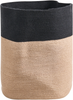 Aufbewahrungskorb SILOPI Baumwolle Schwarz Beige Bild 4