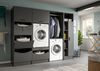 Waschmaschinenumbau Set B/H/T: 248x195x68 cm in anthrazit Nachbildung und -- Bild 5