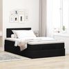 vidaXL Ottoman-Bett mit Matratze & LEDs Schwarz 120x200 cm Stoff 3312217 Bild 4