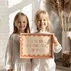 Poster Kinderzimmer · Be Kind, Be Brave, Be You · Bunter Spruch in Regenbogenfarben · Mutmachende Wanddeko · Ohne Rahmen - 70x100cm Bild 2