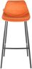 Barhocker FRANKY VELVET Samt Orange von DutchBone Bild 3