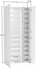 Schuhschrank ATRIUM BHT 91x200x34 cm weiß Schuhkipper Schuhkommode Bild 5