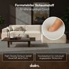 skølm 'Freki' Cloud Sofa 3 Sitzer mit Hocker, Vollschaumcouch mit Federkern und Vakuum-Kompression, kein Aufbau erforderlich, mit 3 Kissen, Cord beige Bild 5