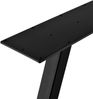 2er-Set Tischgestell 70x72 cm Metallgestell Schwarz en. casa Bild 2