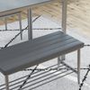 Sitzbank Grand Grau 85 x 35 cm Vicco Bild 5