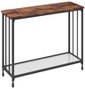 GarveeMore Konsolentisch Konsolentisch Schmal mit Ablage,Beistelltisch Vintage Flurtisch Bild 4