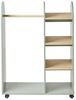vertbaudet Wandgarderobe Kinderzimmer Kleiderständer mit Spiegel REGENBOGEN Bild 3