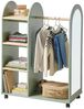 vertbaudet Wandgarderobe Kinderzimmer Kleiderständer mit Spiegel REGENBOGEN Bild 5