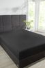 Schiesser Spannbettlaken Jersey-Elasthan, 97% Baumwolle, 3% Elasthan, Wasserbett- / Boxspringbettgeeignet, Anthrazit, 140x200 cm bis 160x220 cm Bild 2