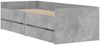 vidaXL Bettgestell mit Schubladen Betongrau 90x190 cm 3207353 Bild 4