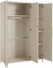YUNY by PAIDI Babymöbel-Set SISTER LOU, 3-teiliges Babyzimmer in Beige, modernes Komplettset, (Spar-Set, 3-tlg, 70x140 cm Babybett, Kleiderschrank 3-türig, Wickelkommode inkl. Aufsatz), Kinderzimmer, Soft-Close-Funktion, Mitwachsendes Bett inkl. Lattenrost Bild 4