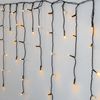 MARELIDA LED-Lichtervorhang Eisregen Lichterkette 960 bernstein LED 23,9m Innen Außen Weihnachten, 960-flammig Bild 3