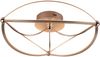 Moderne LED Deckenleuchte CHARIVARI hell & dimmbar über Schalter, Messing Ø 62cm Bild 2
