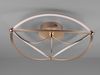Moderne LED Deckenleuchte CHARIVARI hell & dimmbar über Schalter, Messing Ø 62cm Bild 5
