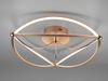 Moderne LED Deckenleuchte CHARIVARI hell & dimmbar über Schalter, Messing Ø 62cm Bild 3