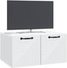 vidaXL Wandmontierter TV-Schrank Weiß 59,5 x 41 x 30 cm Holzwerkstoff 898675 Bild 3