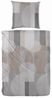 Westminster Feinbiber Bettwäsche 135x200 Punkte Streifen beige grau 173096-77 Bild 4
