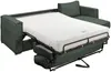 Vente-unique - LORETO Sofa SamtStoff Grün - B 223 cm152 cm x H 90 cm x L 298 cm Bild 4