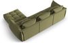 Micadoni Ecksofa Bloom 2-Sitzer Samt Hellgrün Bild 3